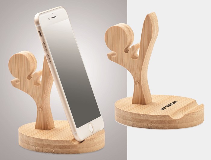Support pour téléphone en bois 